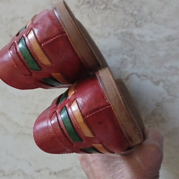 Vintage Leather Huaraches by Chicory Sport - 7M - Picture 5 of 8